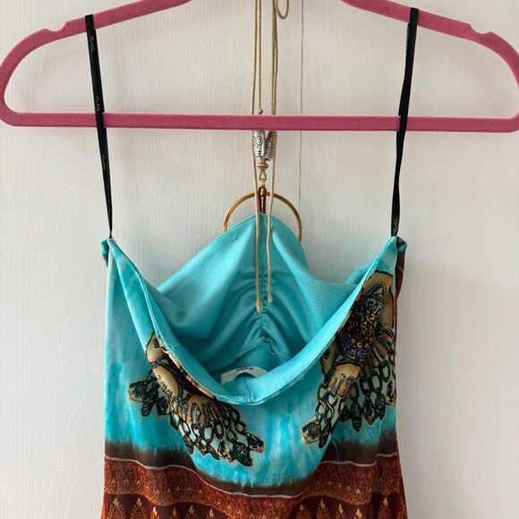 BoLBoU y2K micro-mesh tribal dress - Picture 3 of 6